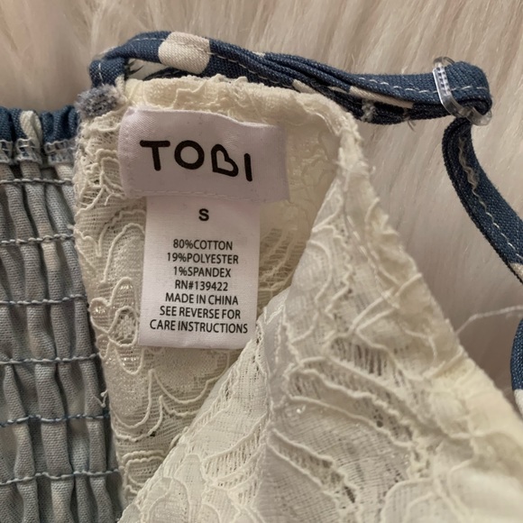 TOBI DOT ANGELES BUSTIER TOP - Picture 6 of 7